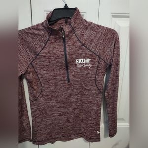 Eku athletic top under armour maroon